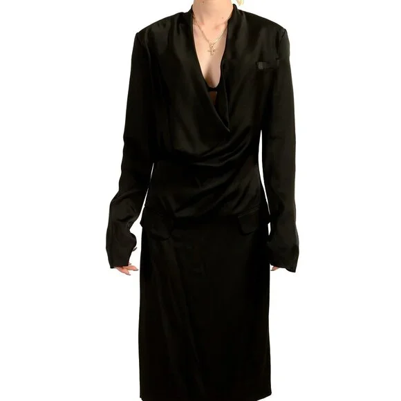 Hugo Boss | Dresses | Hugo Boss Womens Black Long Sleeve Pencil Dress Us S  It 4 | Poshmark